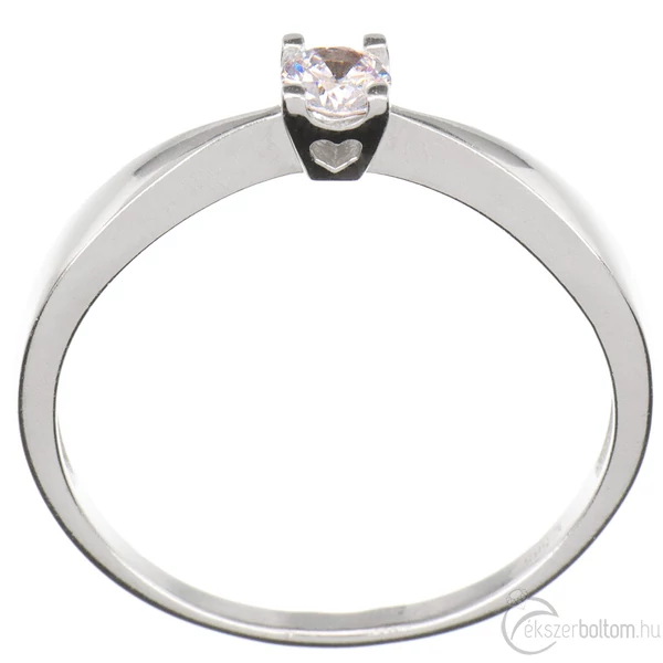 Fehér arany eljegyzési gyűrű
