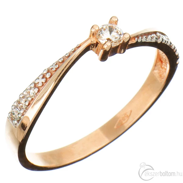 Sokköves eljegyzési gyűrű