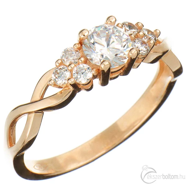 Sokköves eljegyzési gyűrű