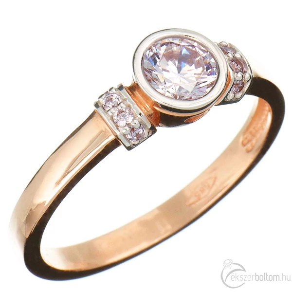 Sokköves eljegyzési gyűrű