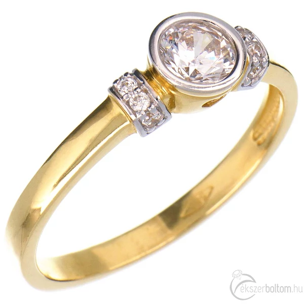 Sokköves szoliter gyűrű