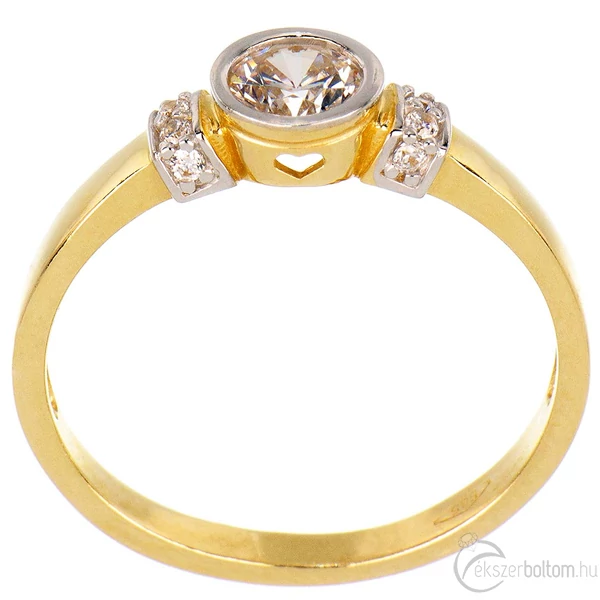 Arany eljegyzési gyűrű