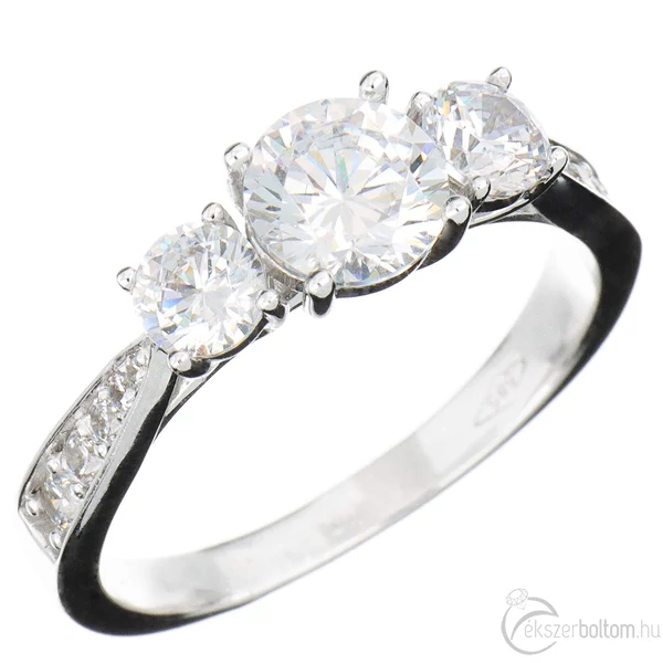 Sokköves eljegyzési gyűrű