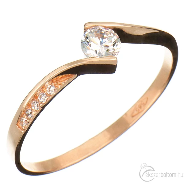 Sokköves szoliter gyűrű