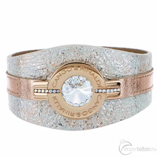 Cango & Rinaldi - Köllő Babett rose gold színű Swarovski kristályos karkötő