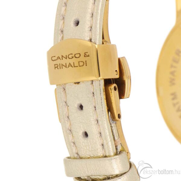 Cango &amp; Rinaldi kronográfos karóra csatja arany színben