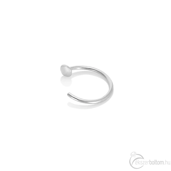 Diversa Anello Aperto 8 mm-es nyitott karika 18kt fehér orrpiercing