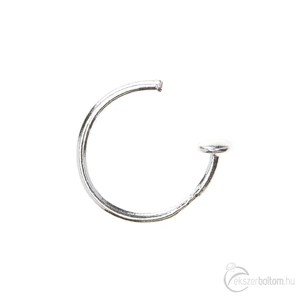 Diversa Anello Aperto 8 mm-es nyitott karika 18kt fehér orrpiercing