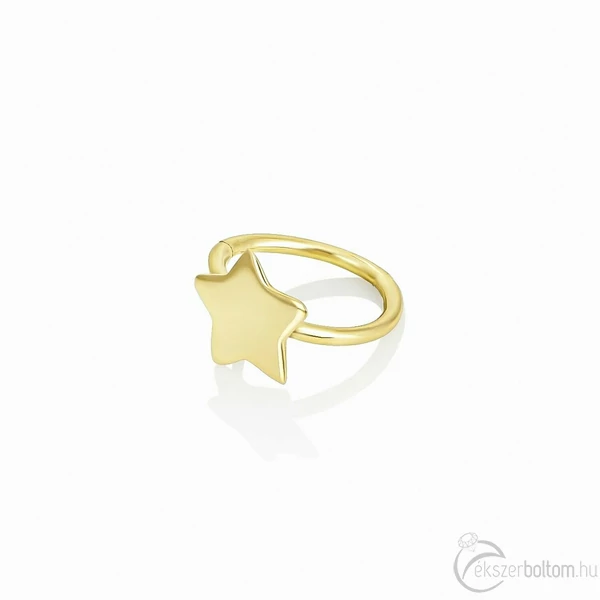 Diversa Anello con Stella 18kt sárga orrpiercing