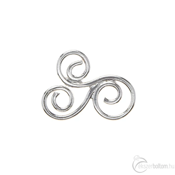 Diversa Triskelion fehér 18 kt arany orrpiercing