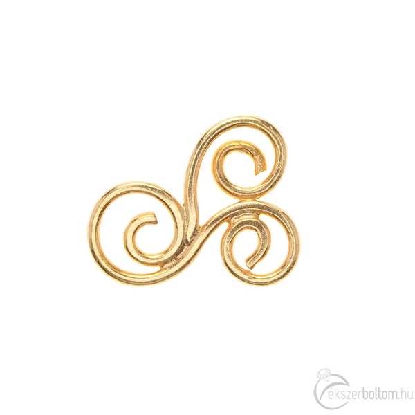 Diversa Triskelion rozé 18 kt arany orrpiercing