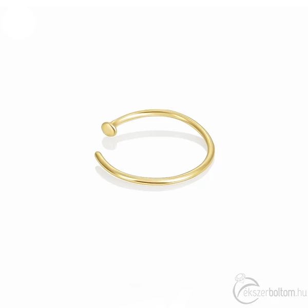 Diversa Anello Aperto nyitott karika 18kt sárga orrpiercing