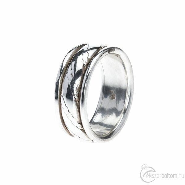 Tegallalang antikolt ezüst forgós gyűrű