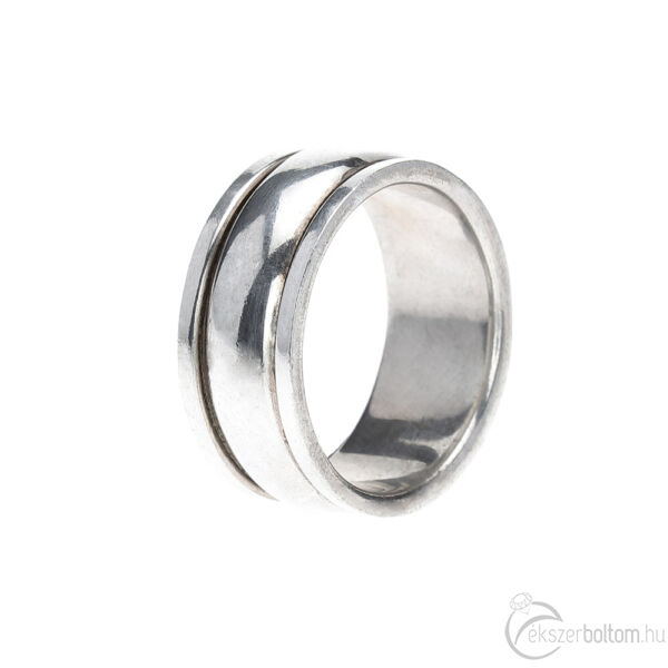 Cerah antikolt ezüst forgós gyűrű