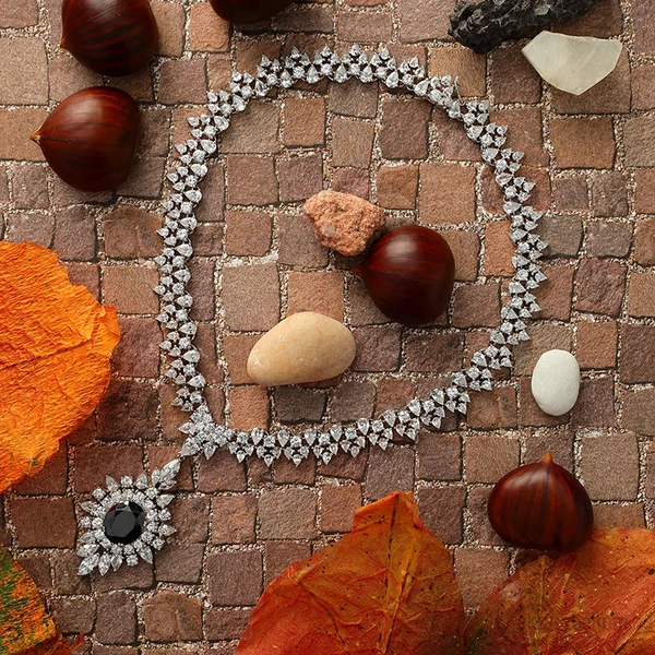 Titanic Noir collier
