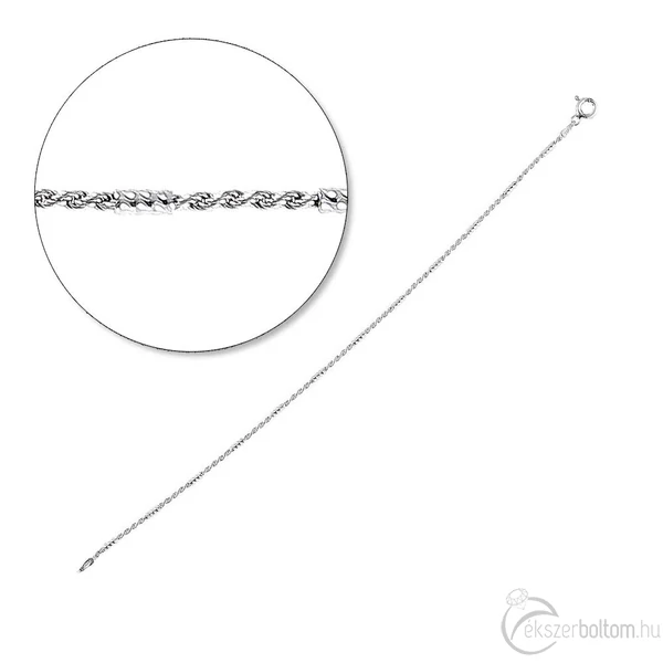 Ezüst hordós karlánc, 19 cm 925‰-es