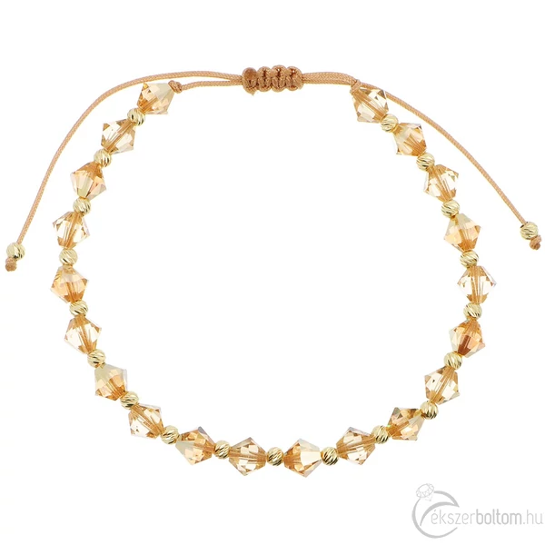 Swarovski kristályos arany órakísérő