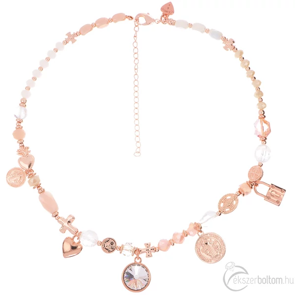 Cango & Rinaldi Peace & Love 2023 nyaklánc rose gold színben