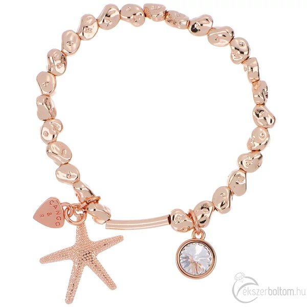 Cango &amp; Rinaldi Peace &amp; Love 2023 karkötő rose gold színben