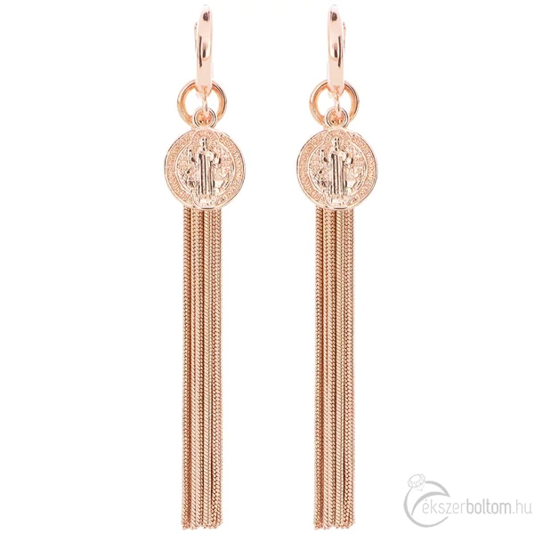 Cango & Rinaldi Peace & Love 2023 fülbevaló rose gold színben