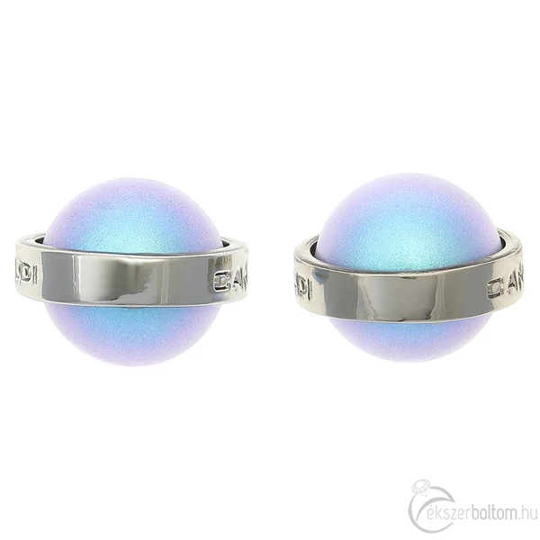 Cango & Rinaldi Pearl 2205F kék-ezüst fülbevaló