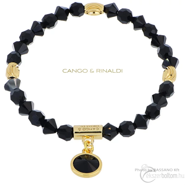 Cango & Rinaldi Sunshine fekete-arany karkötő
