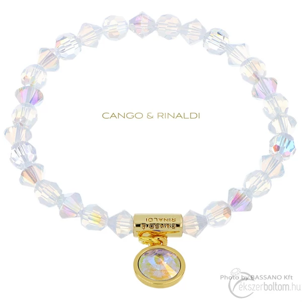 Cango &amp; Rinaldi Sunshine fehér opál karkötő részletek