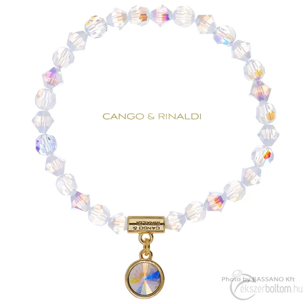 Cango &amp; Rinaldi Sunshine fehér opál karkötő
