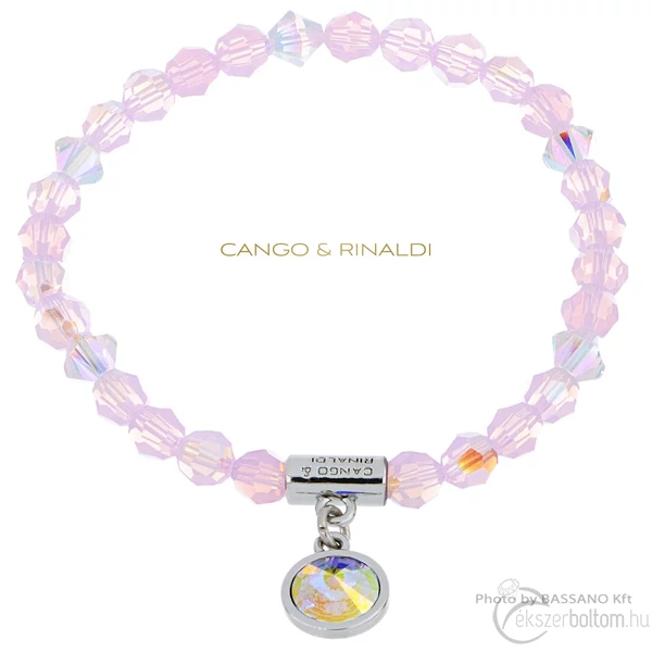 Cango & Rinaldi Sunshine rózsaszín opál karkötő