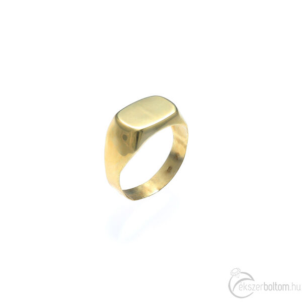Préselt arany férfi pecsétgyűrű