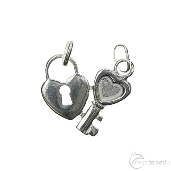 "Szívem Kulcsa" törhető ezüst medál