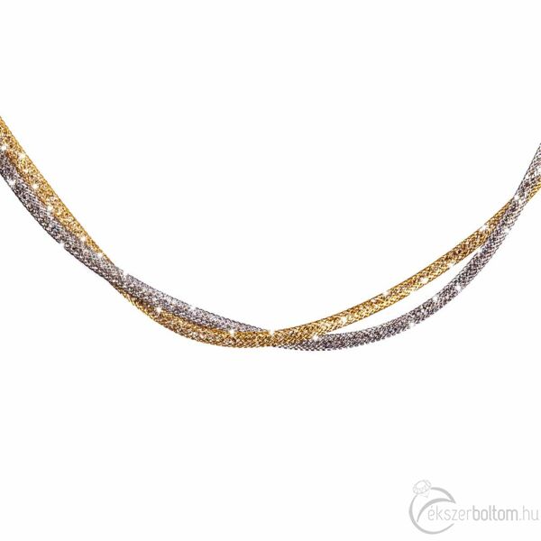 SD2NY-RO Stardust by Cango & Rinaldi ezüst-arany színű nyaklánc részlete
