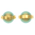 Cango &amp; Rinaldi Pearl 2205F eozin zöld-arany fülbevaló