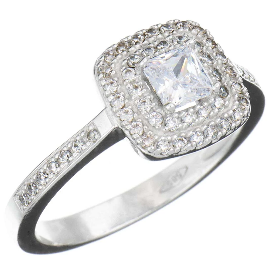 Sokköves eljegyzési gyűrű