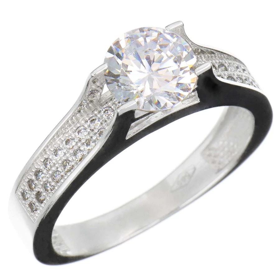 Sokköves eljegyzési gyűrű