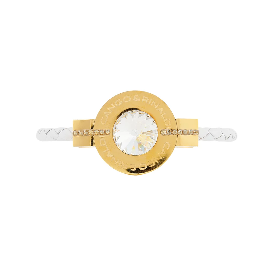 Cango &amp; Rinaldi - Köllő Babett fehér-arany színű 14. karkötője