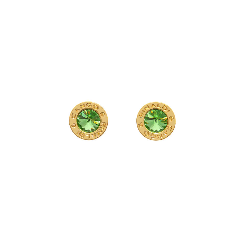Cango & Rinaldi - Köllő Babett arany-zöld színű 16. fülbevalója
