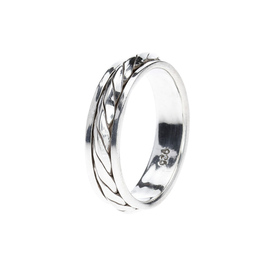 Subak antikolt ezüst forgós gyűrű