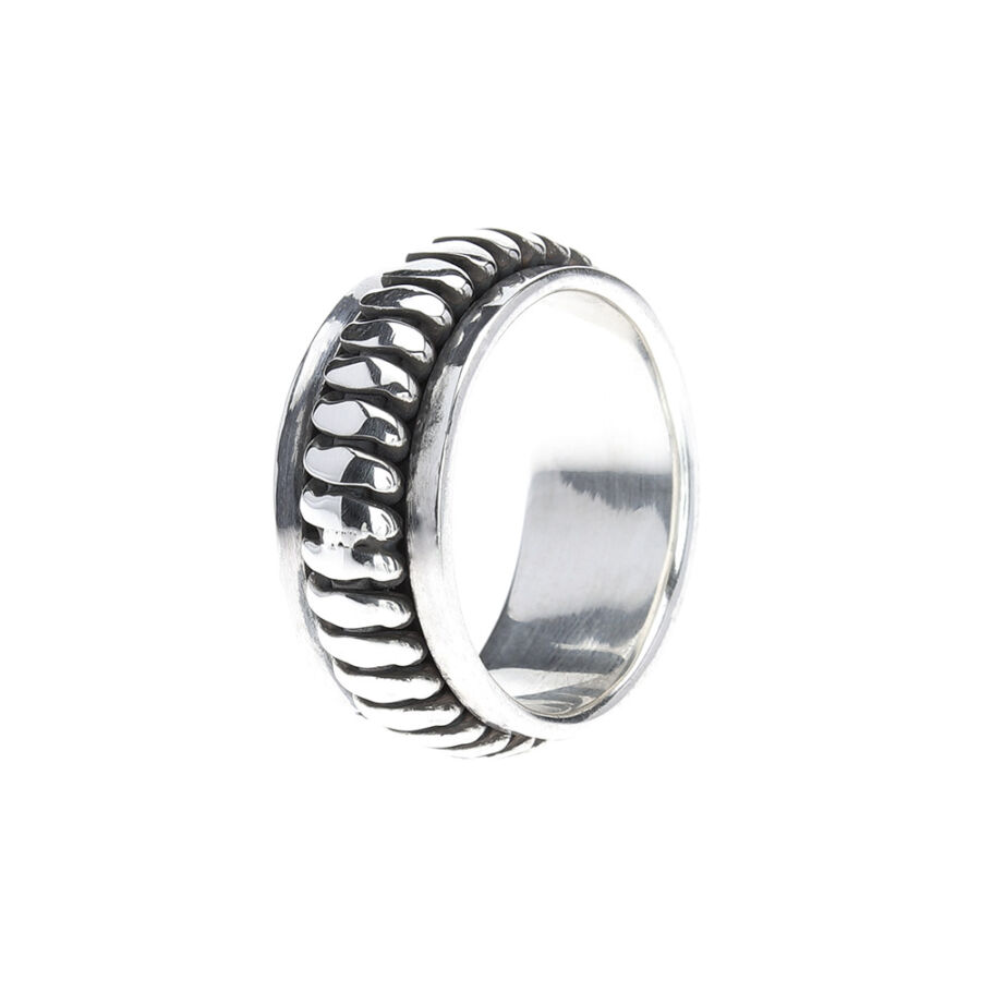 Bergaris 925‰ ezüst forgós gyűrű