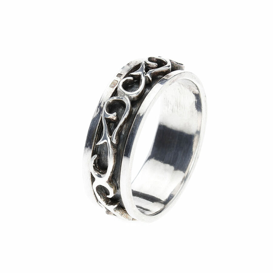 Sulur 925‰-es ezüst gyűrű, 67-es méret