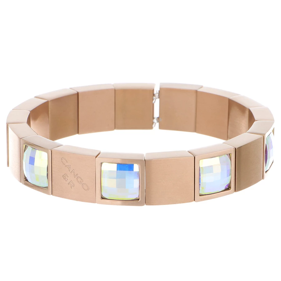 Cango & Rinaldi - Mosaic AB kristályos rose gold színű fém karkötő