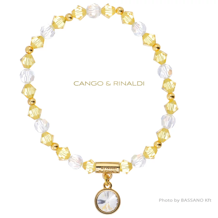 Cango & Rinaldi Sunshine sárga karkötő