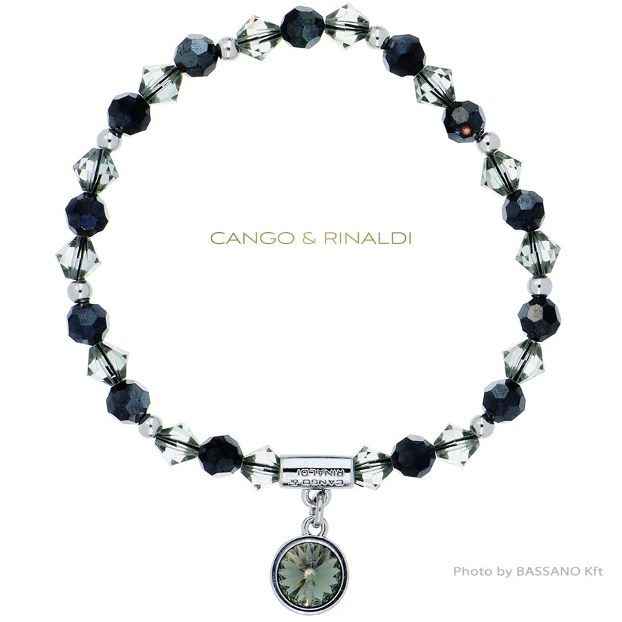 Cango & Rinaldi Sunshine szürke-fekete karkötő