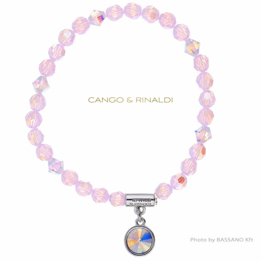 Cango & Rinaldi Sunshine rózsaszín opál karkötő
