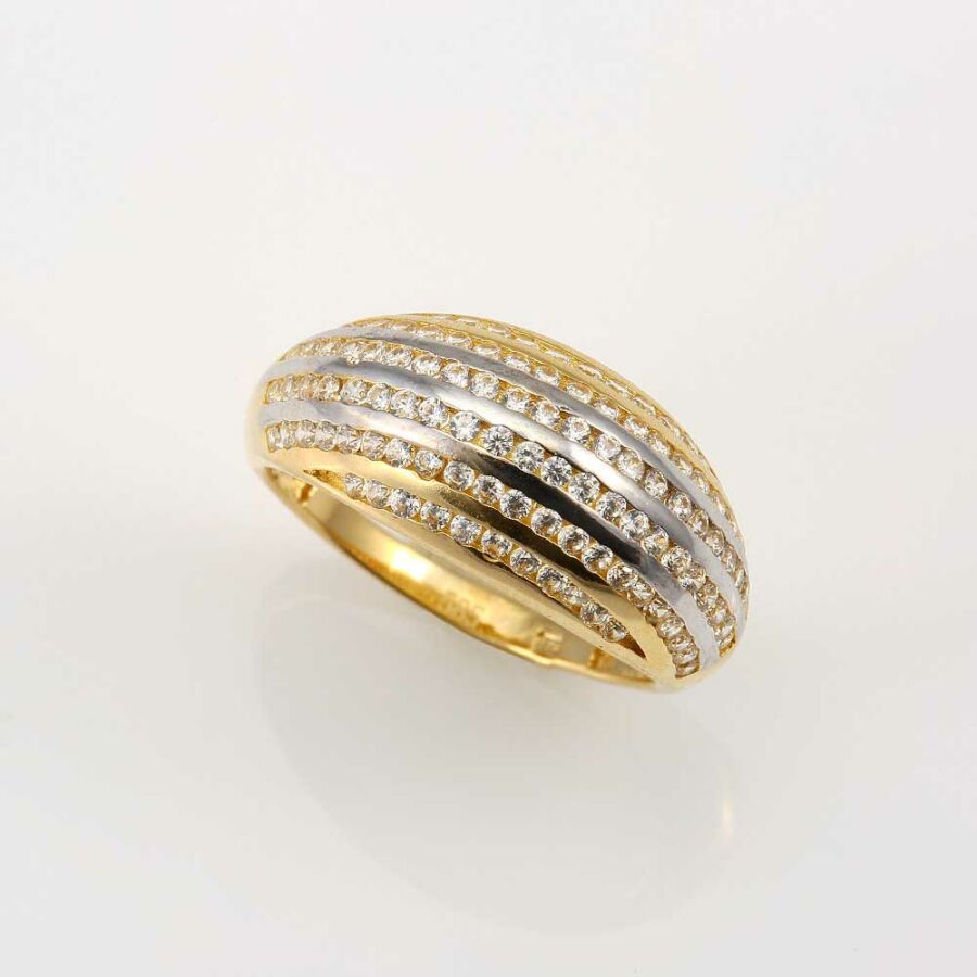 Sárga arany gyűrű 14 karátos - Nauszikaa (53-as méret)