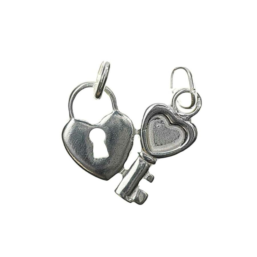 "Szívem Kulcsa" törhető ezüst medál