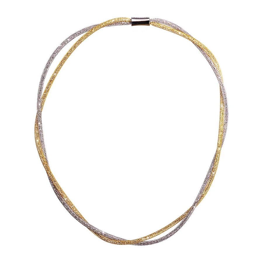 SD2NY-NI-AR Stardust by Cango &amp; Rinaldi ezüst-arany színű nyaklánc