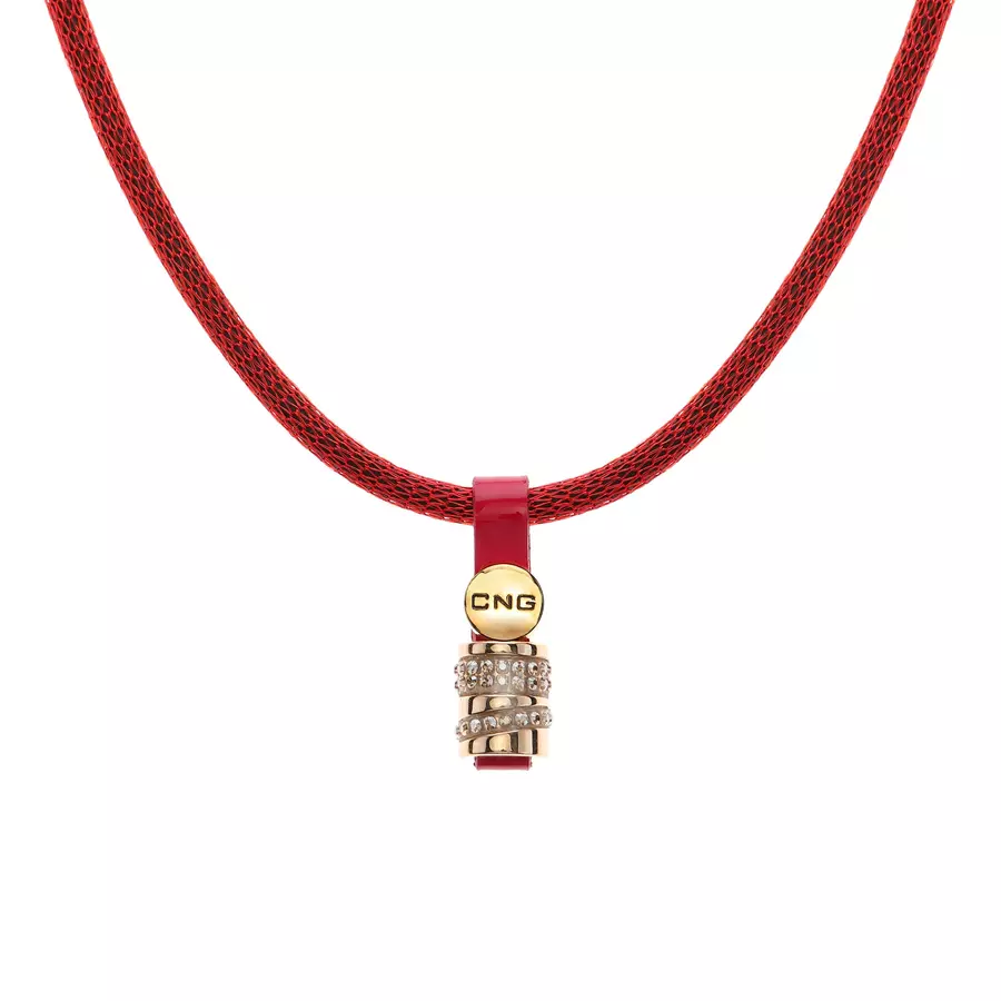 CNG Basel - piros/arany nyaklánc