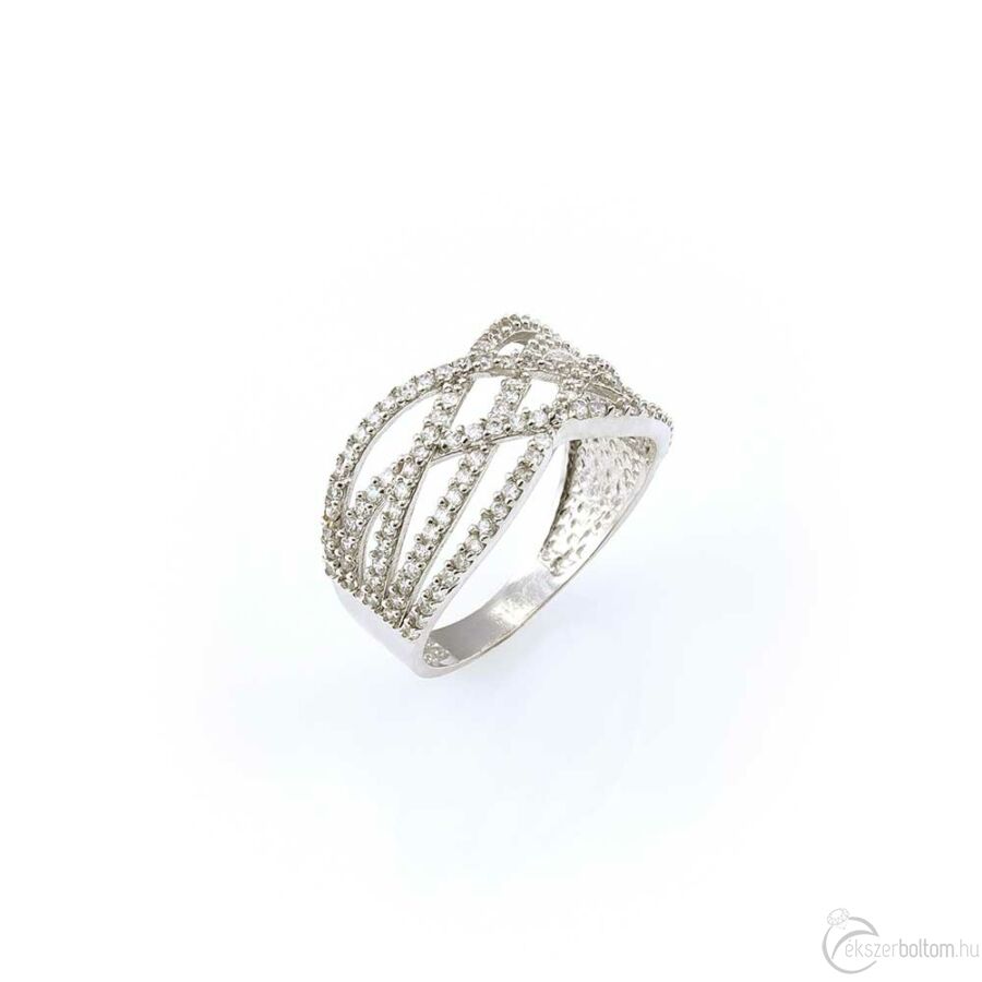 Camargue fehér arany gyűrű - Arany gyűrű