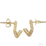 Kép 2/6 - 14 karátos sárga arany fülbevaló